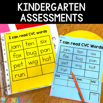 Preview of Kindergarten Assessments | End of the year Kindergarten Assessments