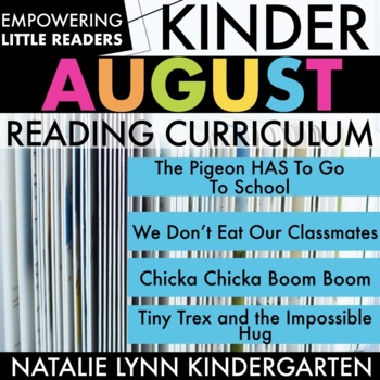 Preview of Kindergarten August Beginning of Year Interactive Read Aloud Lessons