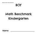 Kindergarten BOY Benchmark Math Assessment