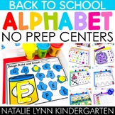 Alphabet Centers Kindergarten Back to School Literacy Cent