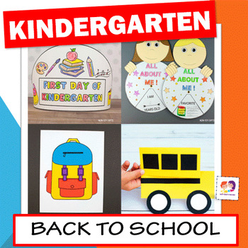 Kindergarten Back to School Crafts by Non-Toy Gifts | TPT