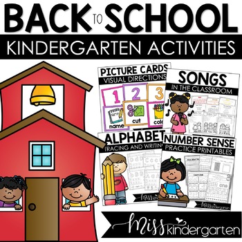 Preview of Kindergarten Back to School Kit Classroom Management and Activities Bundle