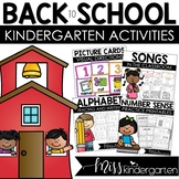 Kindergarten Back to School Kit Classroom Management and A