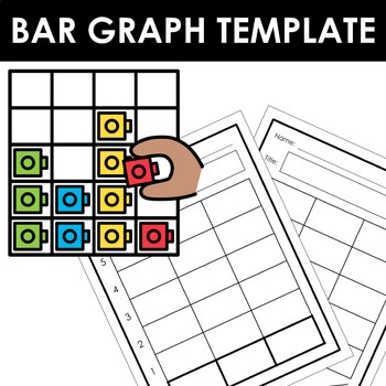 Preview of Kindergarten Bar Graph Blank Worksheet Template