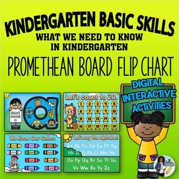 Preview of Kindergarten Basic Skills Promethean Board Flipchart