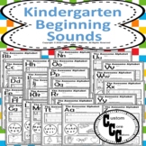 Kindergarten Beginning Alphabet Sounds Activities
