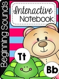 Kindergarten Beginning Sounds Interactive Notebook