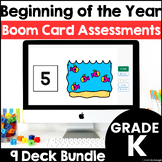 Back to School Boom Cards Phonics, Math, Rhyming Assessmen