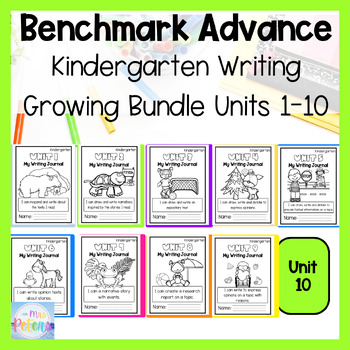 Preview of Kindergarten Writing Journals Growing Bundle