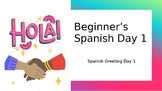 Kindergarten Bilingual Spanish Greeting & Interactive Note