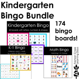 Kindergarten Bingo Bundle - 174 Math Bingo Games and Liter