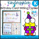 Kindergarten Birthday Writing Center
