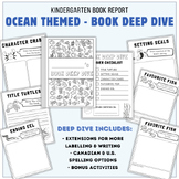 Kindergarten Book Report - Ocean Themed Book Deep Dive