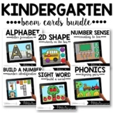 Monthly Themed Kindergarten Boom Cards™ Year Long Bundle