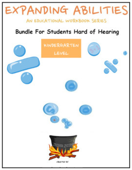 Preview of Kindergarten Bundle for Students Hard of Hearing