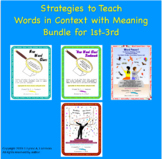 1st-3rd Grade Bundle to Teach Words in Context with Meaning