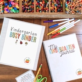 Kindergarten Busy Binder + Journal