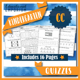 Kindergarten CC Quizzes: Counting & Cardinality Quizzes, K