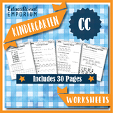 Kindergarten CC Worksheets: Counting & Cardinality Workshe
