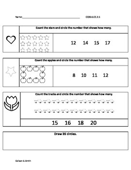 Kindergarten CCSS Benchmarks/ Kindergarten Benchmark Assessments
