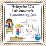 Kindergarten CCSS Math Assessments: Measurement and Data