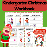 Kindergarten CHRISTMAS WORKBOOK (English, Maths, coloring)
