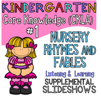 Preview of Kindergarten CKLA ALIGNED Knowledge #1 NURSERY RHYMES Supplemental Slideshows
