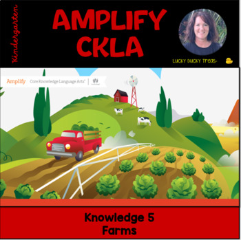 Preview of Kindergarten CKLA Knowledge 5 - Farms (2nd Edition)