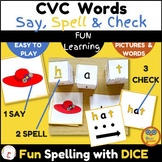 Kindergarten CVC BUNDLE Fun READ & SPELL Games for Relucta
