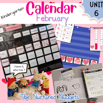 Preview of Kindergarten Calendar: February (Decompose within 10)