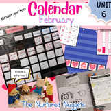 Kindergarten Calendar: February (Decompose within 10)