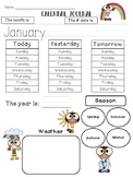 Kindergarten Calendar Journal For All Seasons UPDATED