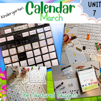 Preview of Kindergarten Calendar: March (Word Problems within 10)