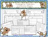 Kindergarten Calendar/Math Journal Sheets Includes Blank a