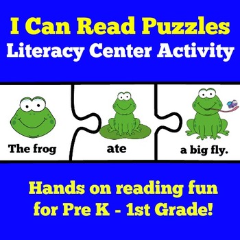 Reading Centers Activity Kindergarten First Grade by Green Apple Lessons