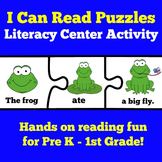 Reading Activity Center Puzzles Game Small Group Kindergar