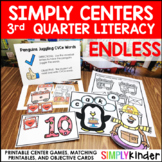 Kindergarten Centers - Third Quarter Simply Centers Bundle
