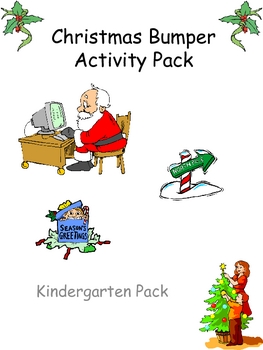 Preview of Kindergarten Christmas Bumper Activity Pack
