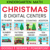 Kindergarten Christmas Digital Math Centers | Seesaw | Goo