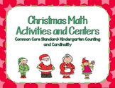 Kindergarten Christmas Math Centers