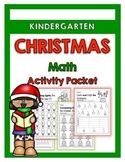 {Kindergarten} Christmas Math Activity Packet