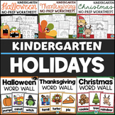 Kindergarten Christmas Thanksgiving Halloween Math Reading