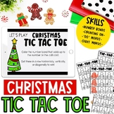 Kindergarten Christmas Tic Tac Toe Center