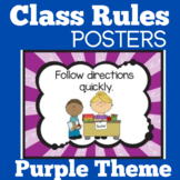 Classroom Class Rules | Posters Preschool Kindergarten 1st
