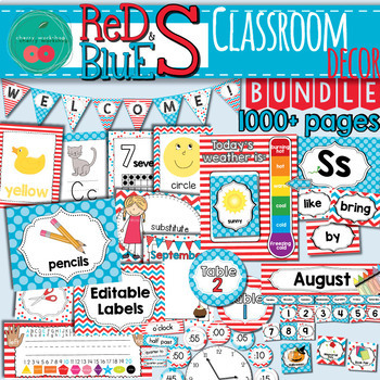Preview of Kindergarten Classroom Decor Bundle 