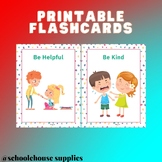 Kindergarten Classroom Rules Flashcards