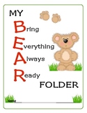 Kindergarten Classroom Start-Up Pack (Teddy Bear Theme)