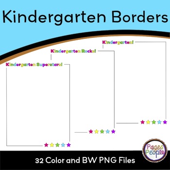 kindergarten borders clip art