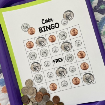 Coin Bingo Game By Kindergarten Is Crazy Teachers Pay Teachers