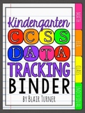 Kindergarten Common Core Data Tracking Binder {EDITABLE!}